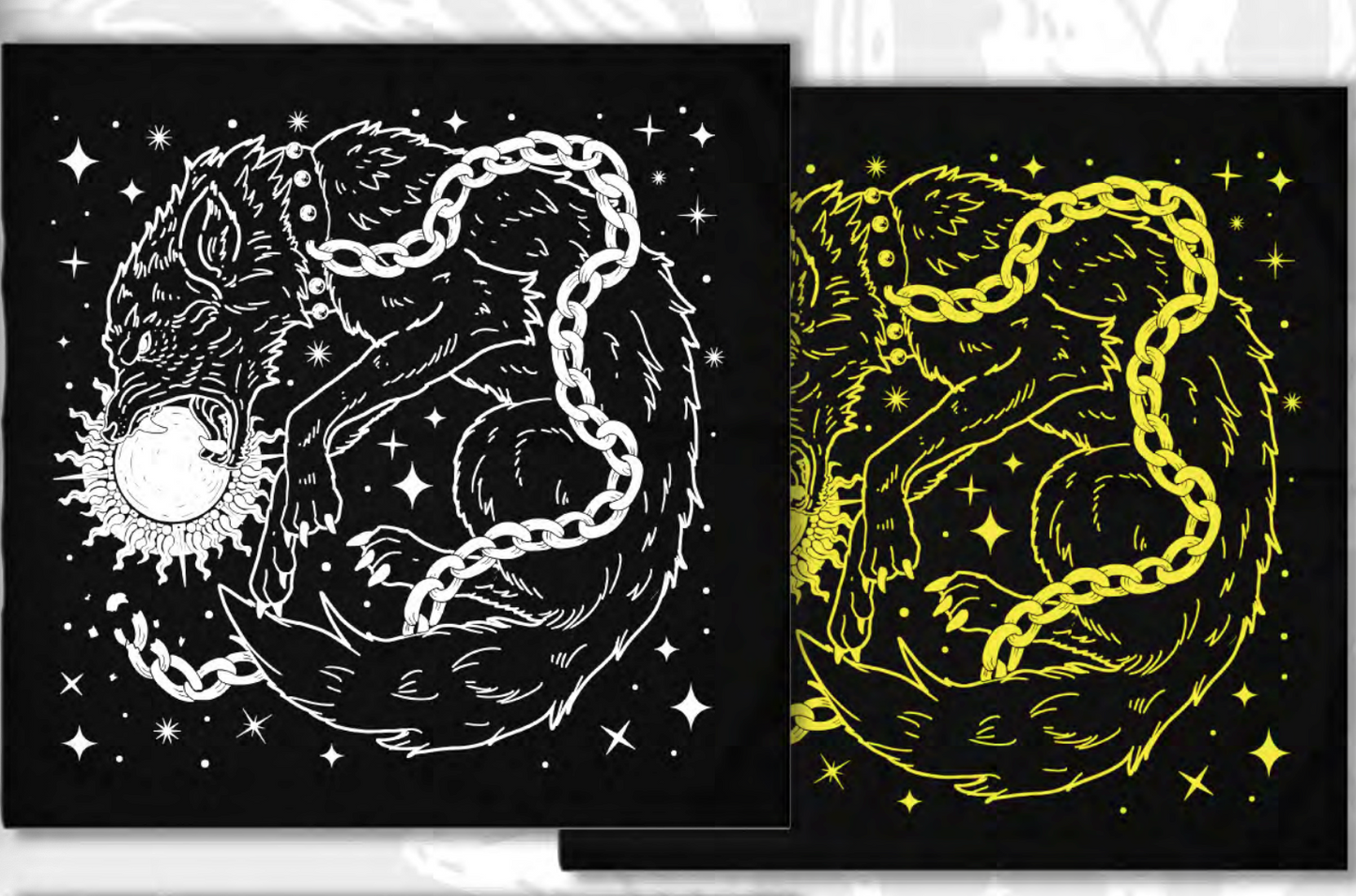 Primaeval Press "Fenrir" Bandana *PRE-ORDER 10/5*