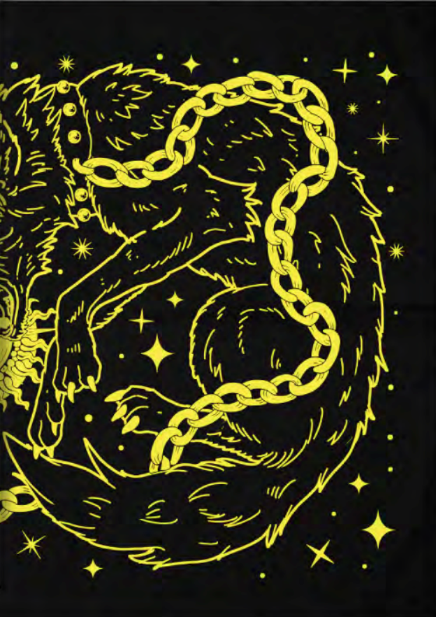 Primaeval Press "Fenrir" Bandana *PRE-ORDER 10/5*