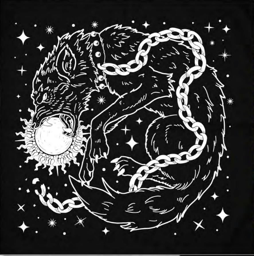 Primaeval Press "Fenrir" Bandana *PRE-ORDER 10/5*
