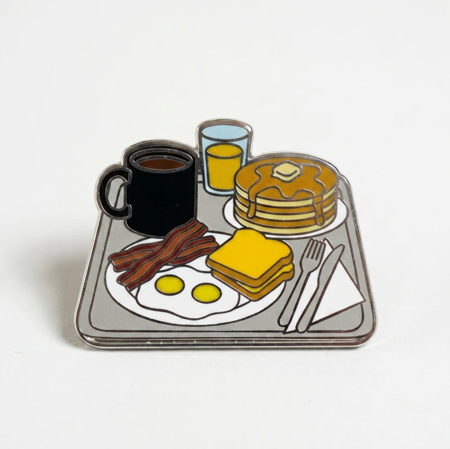 Strike Gently Co. "Diner Breakfast" Enamel Pin