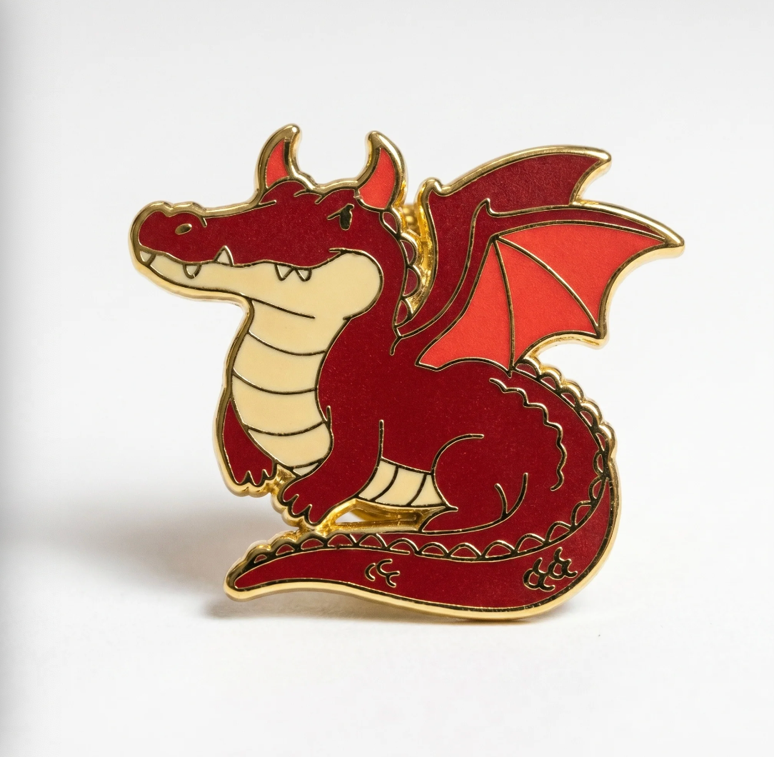 Strike Gently Co. "Devil Gator" Enamel Pin *PRE-ORDER*