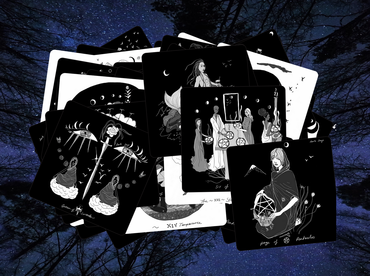 Dark Days Tarot Deck and Guidebook