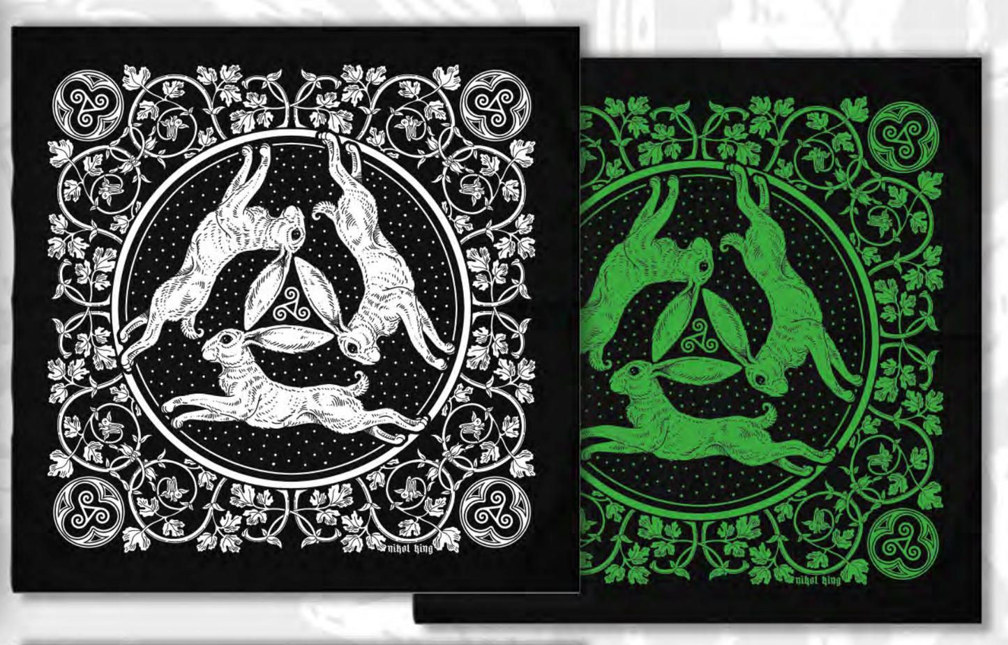 Bandana Nikol King "Triple Liebres"