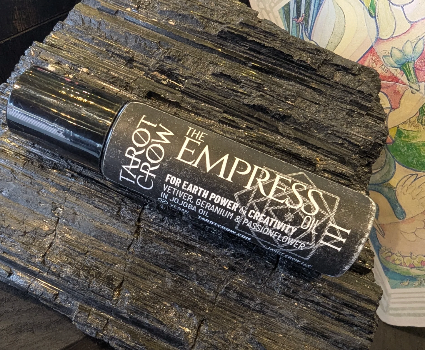 Tarot Crow "III - The Empress" Scented Oil Roller