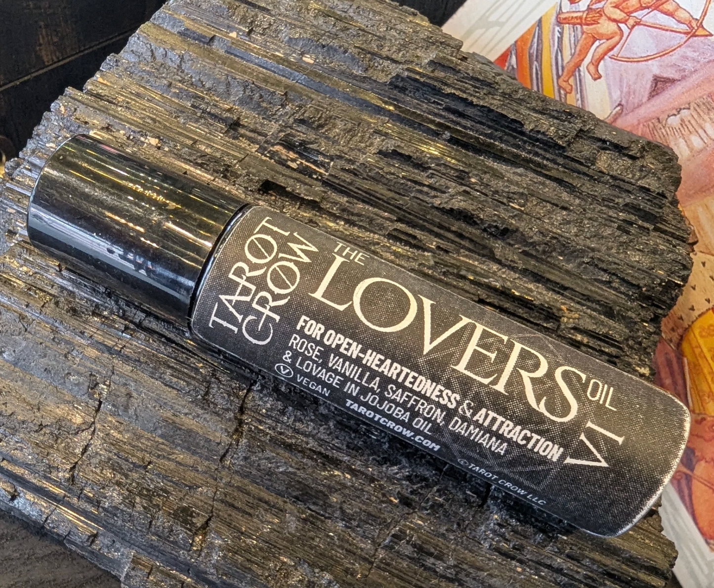 Tarot Crow "VI - The Lovers" Scented Oil Roller