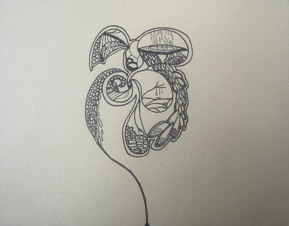 Jennifer Towner "Lunch Drawing #12 (stories)"