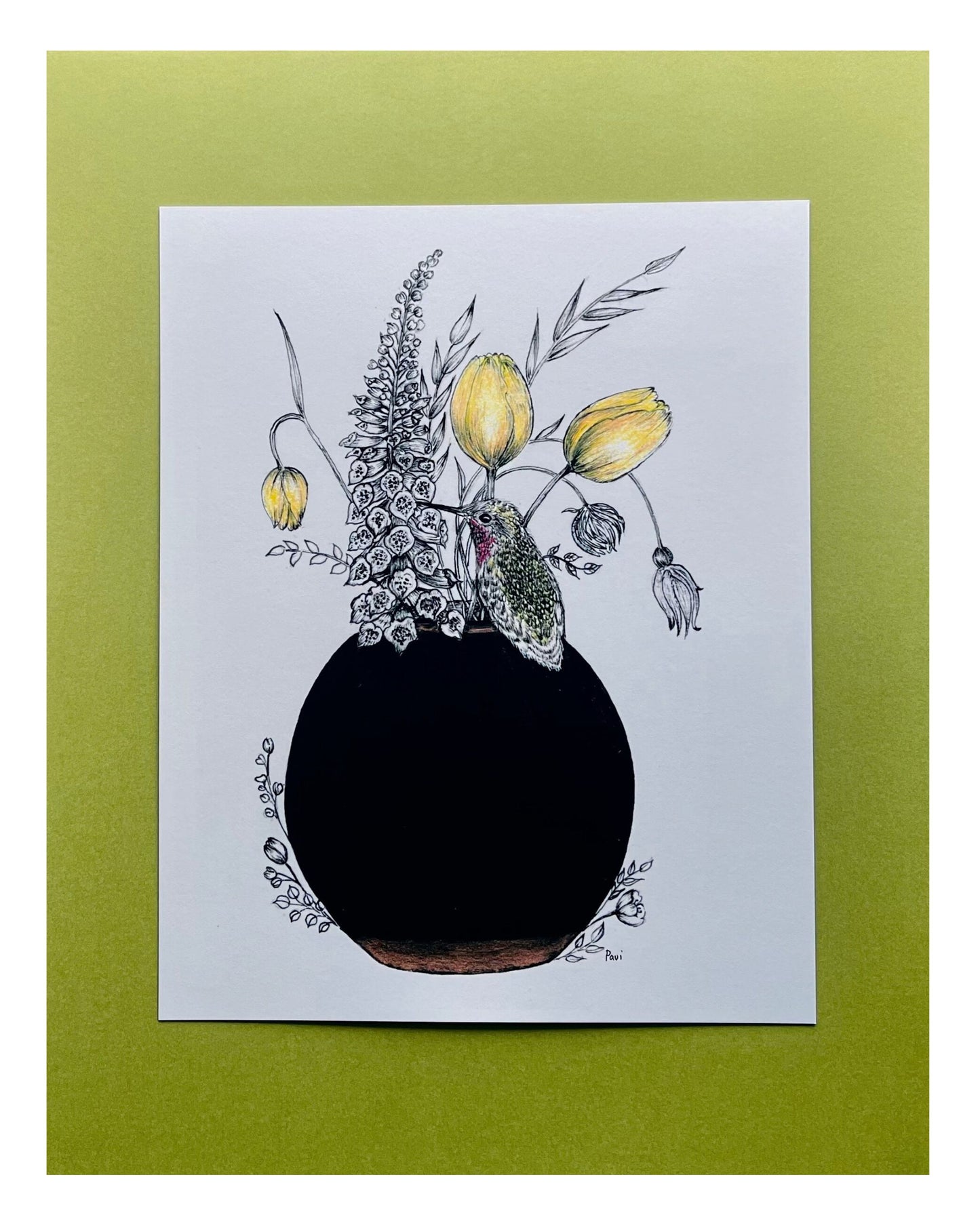 Pavi Karthik "Bird Vase"