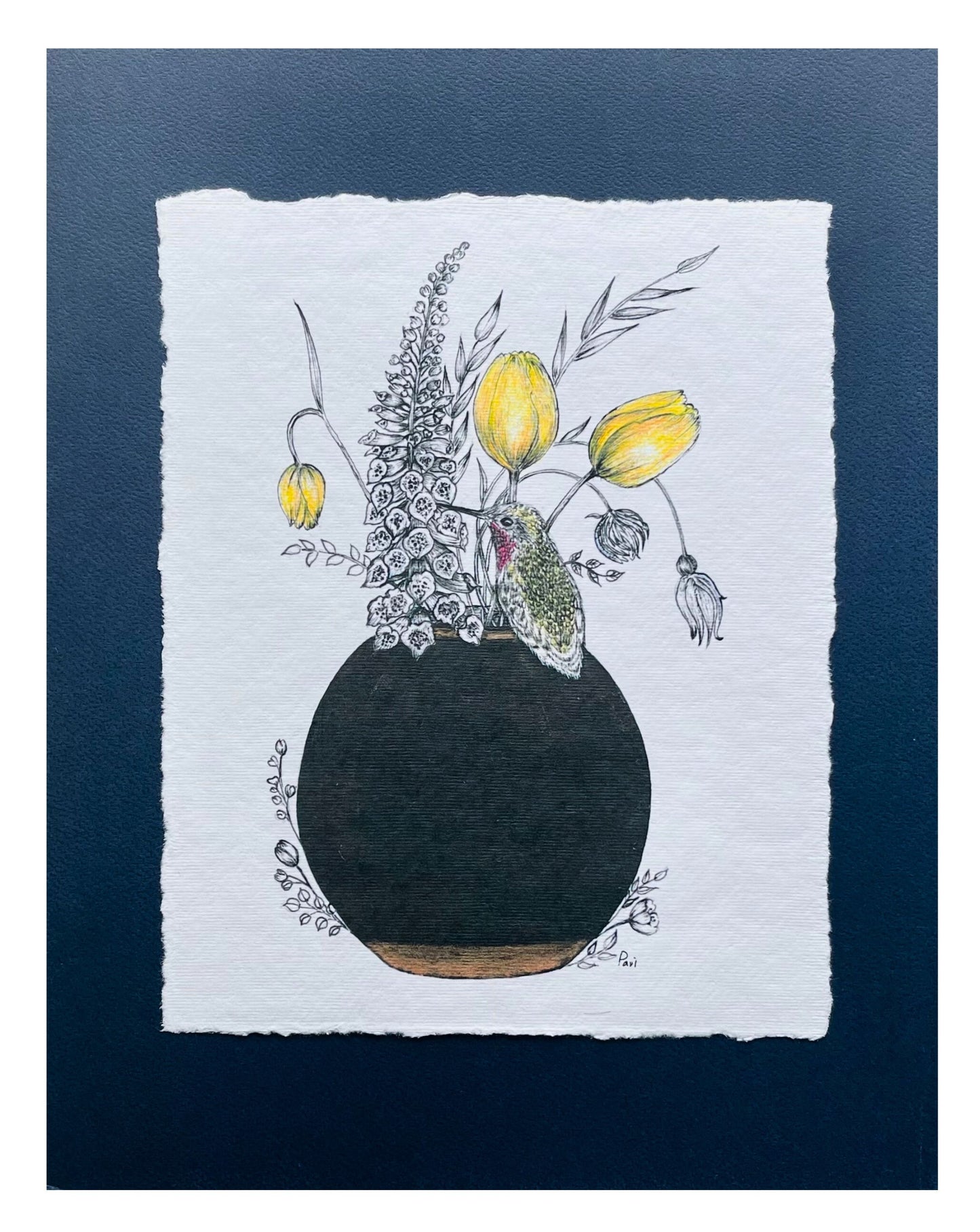 Pavi Karthik "Bird Vase"