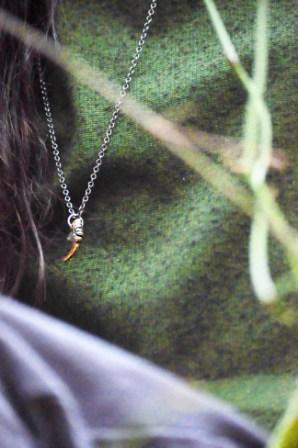 Eilisain "The Hunted I" Owl Talon Charm Necklace