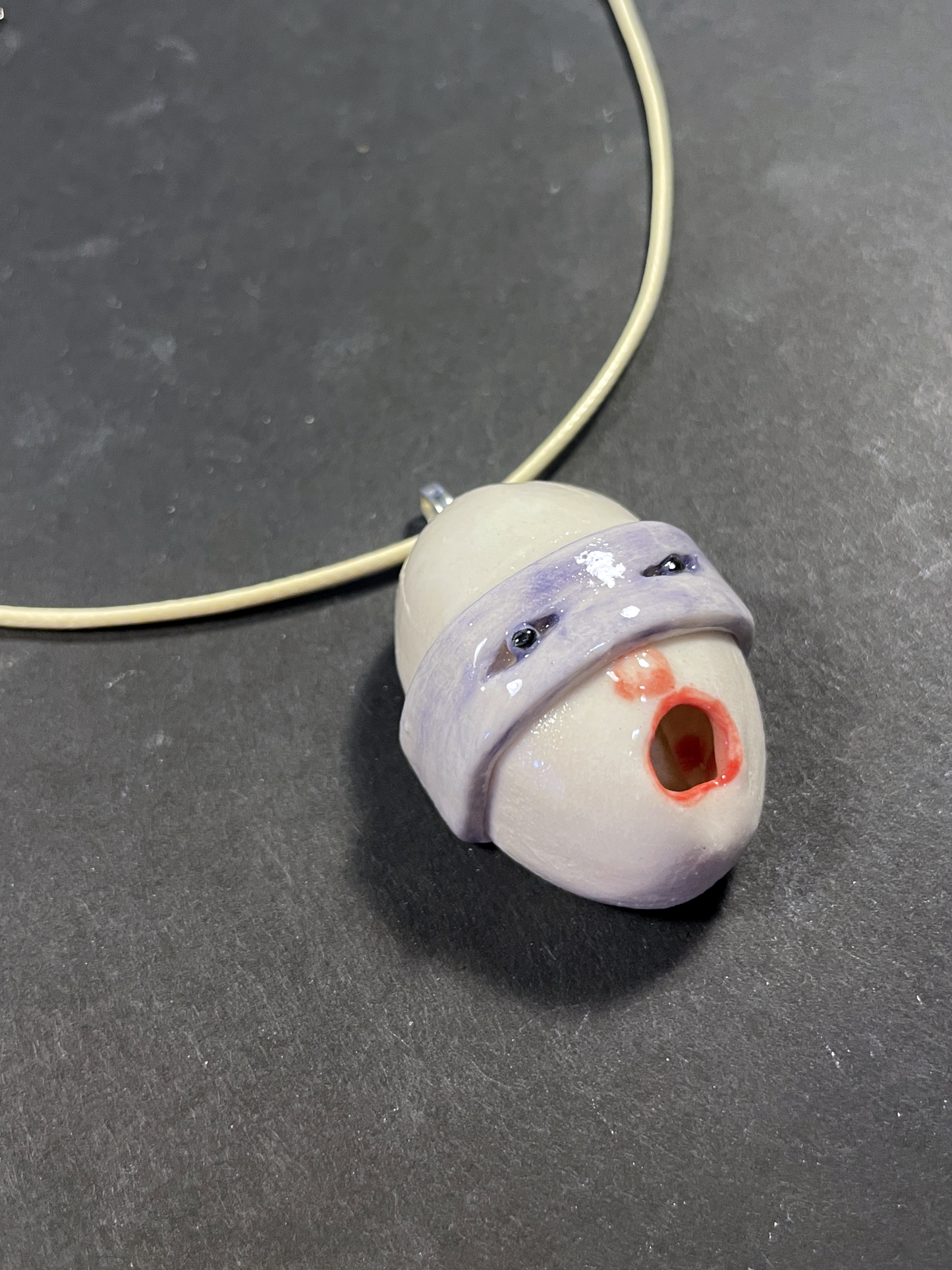 Carmen Cano "Aperture" Ceramic Pendant