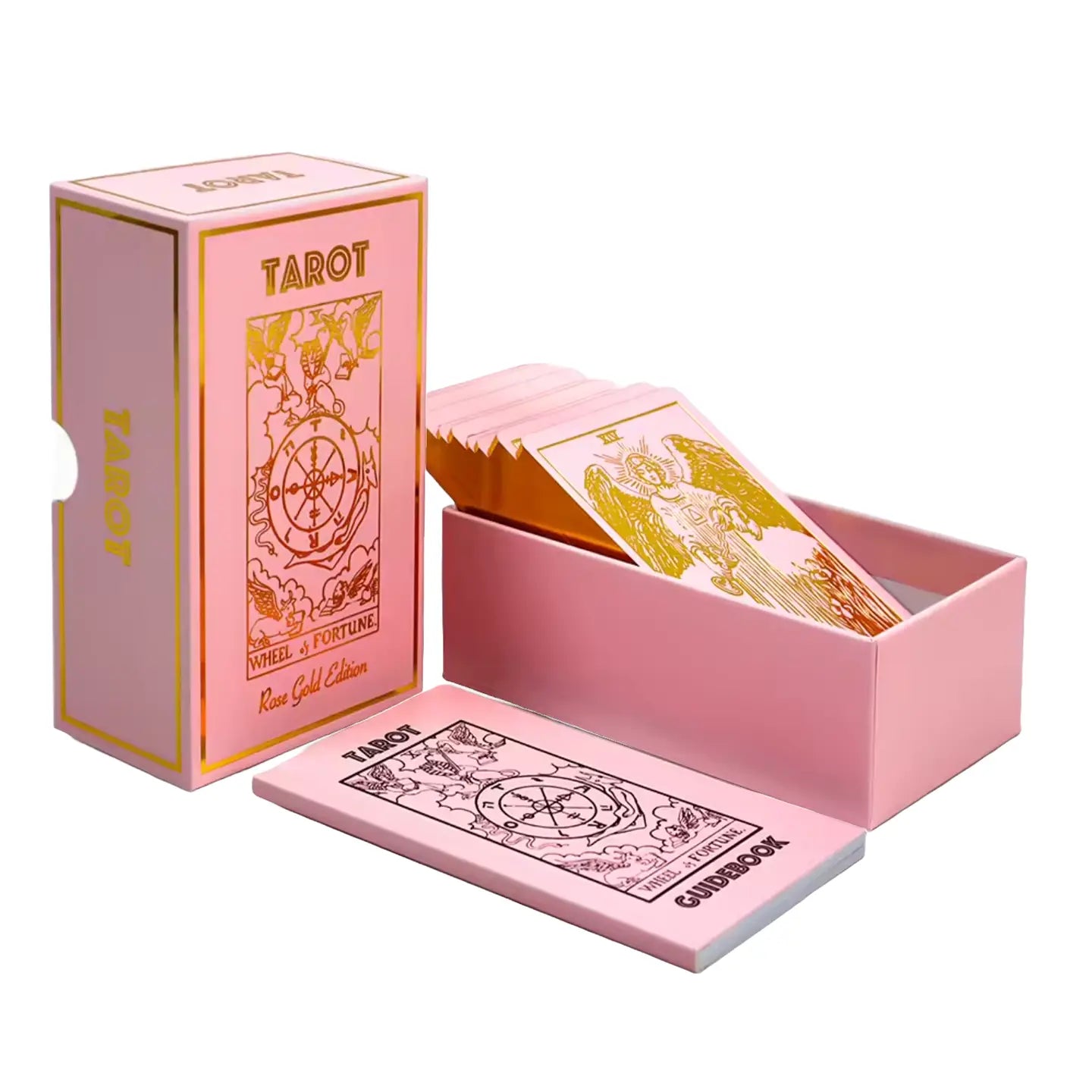Rose Gold Foil Tarot Deck & Guide