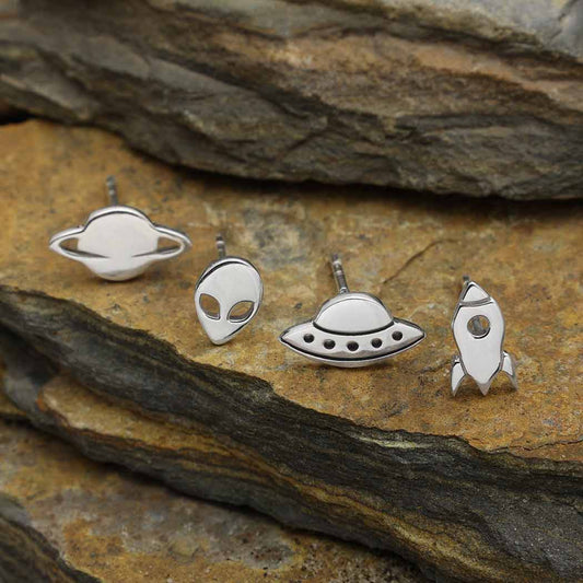 Nina Designs Alien Invasion UFO 4-Earring Set
