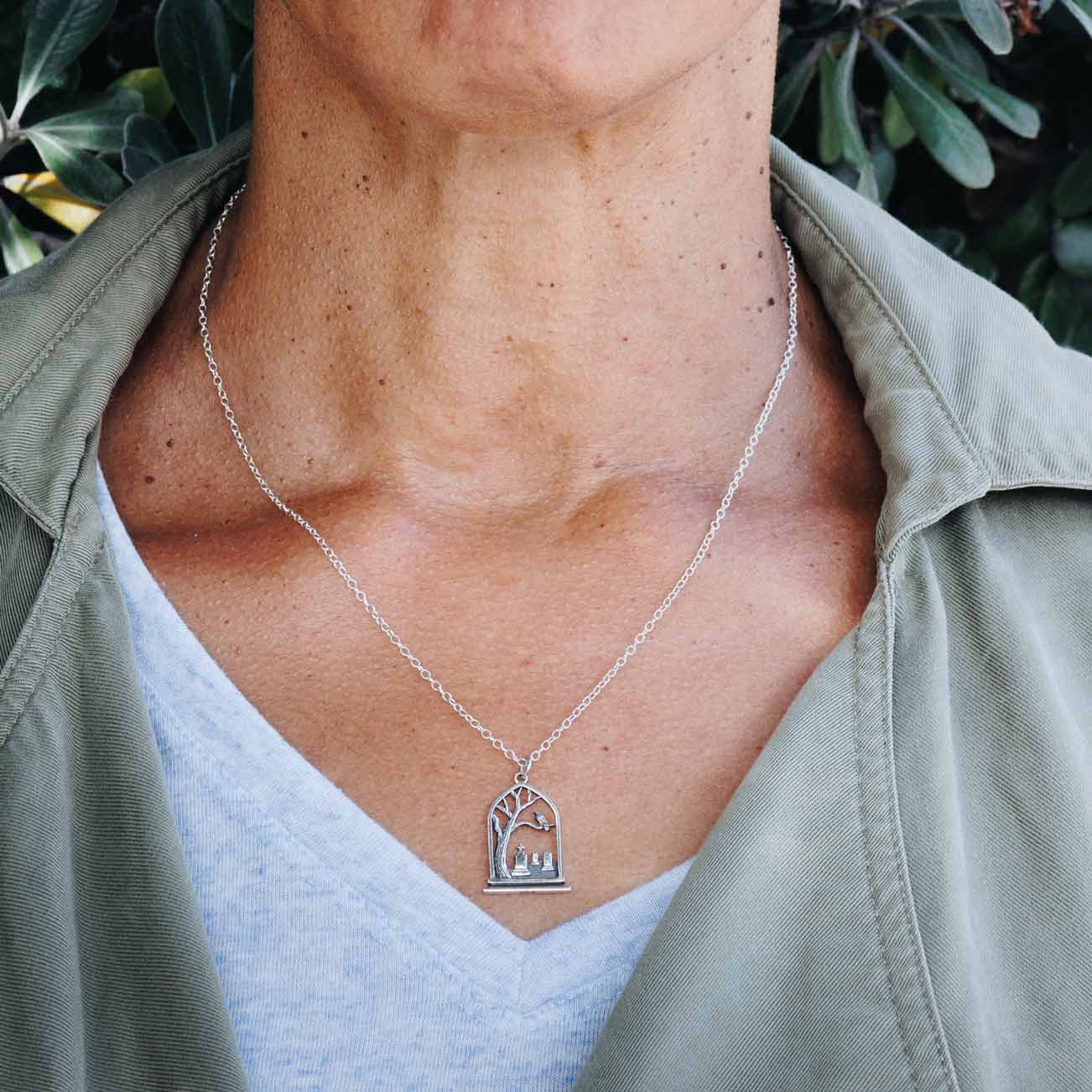 Nina Designs "Graveyard" Necklace