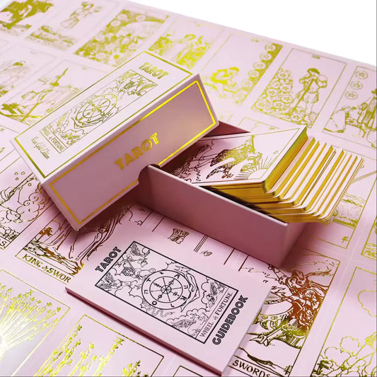 Rose Gold Foil Tarot Deck & Guide