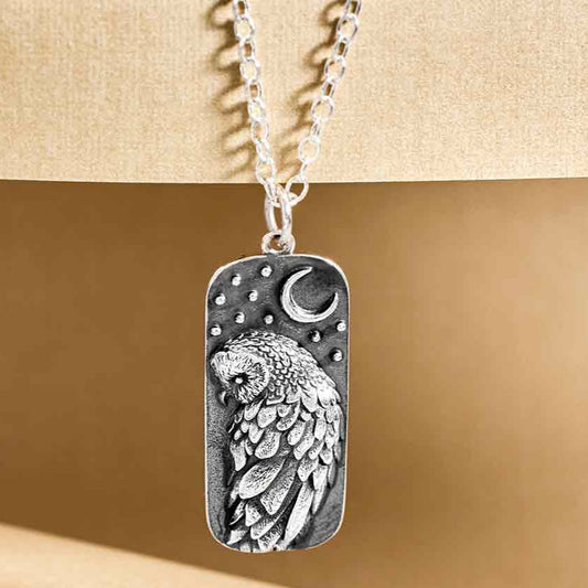 Nina Designs "Barn Owl" Necklace