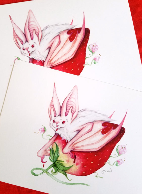 Nana Williams "Fruit Bat" Print