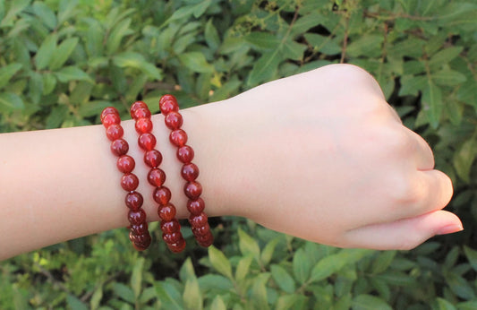 Gemstone Bracelet w/Carnelian stones
