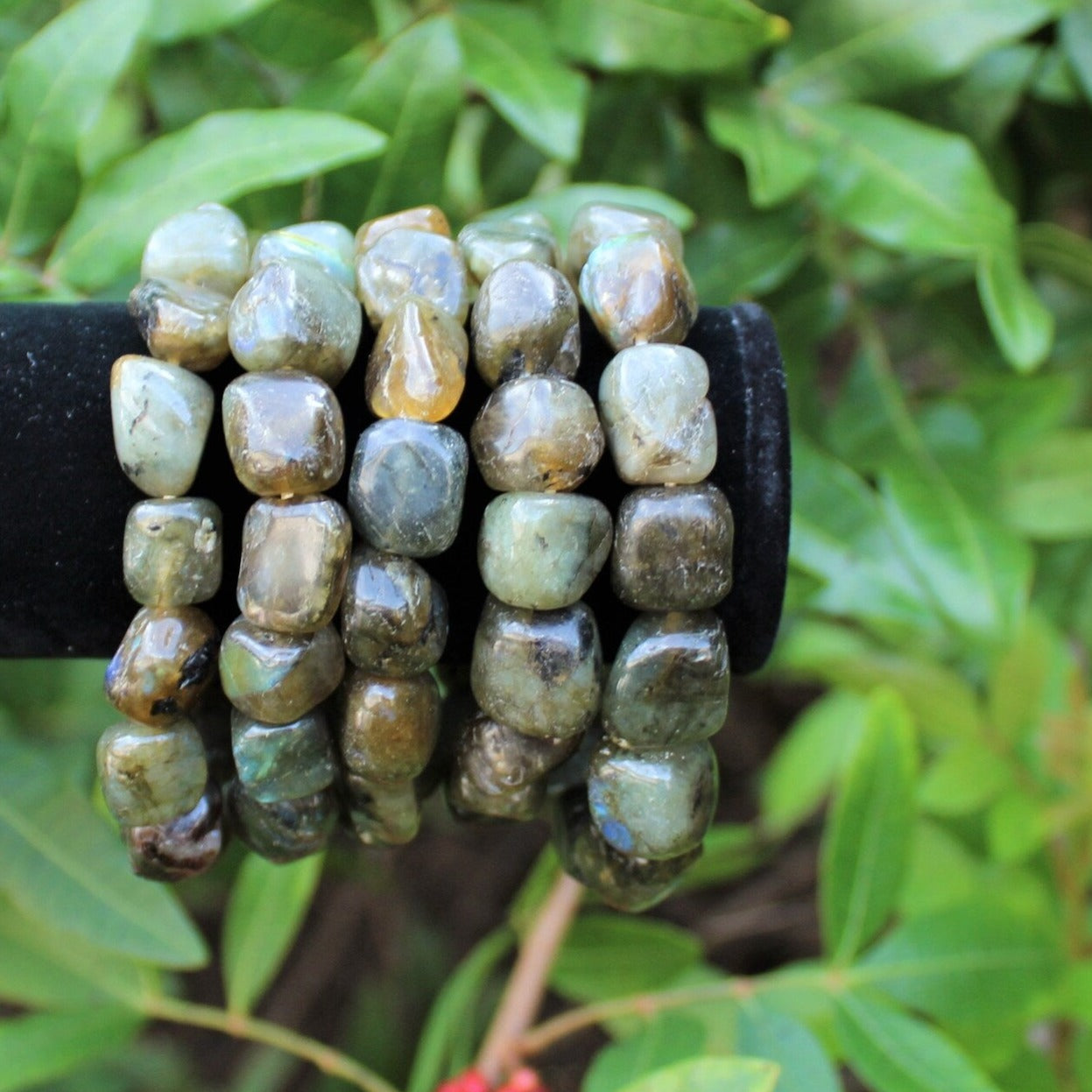 Gemstone Bracelet w/Labradorite stones