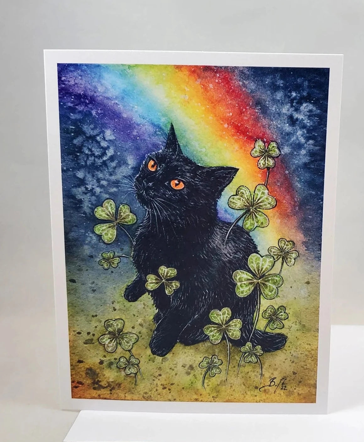 Clockwork Art "Poison Puss: Shamrock" Print