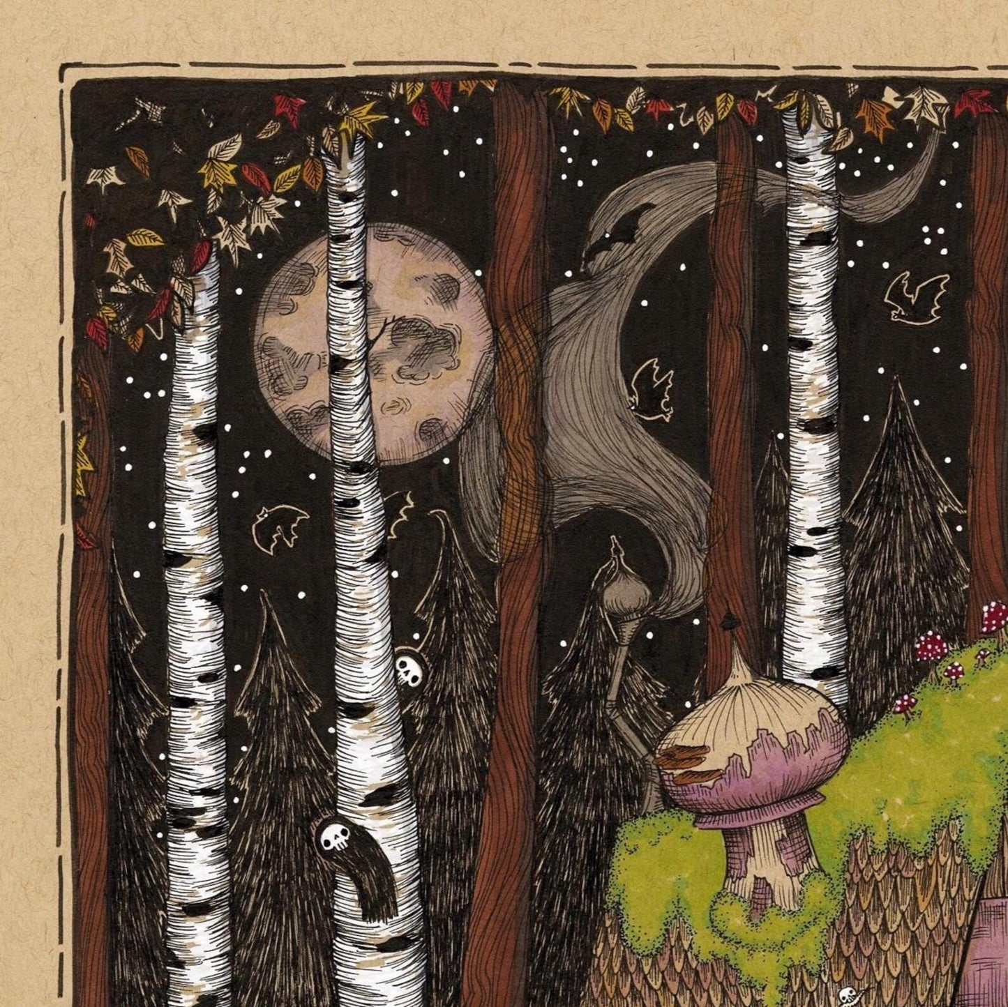 Barnacles and Moss "Baba Yaga's Hut in Autumn"