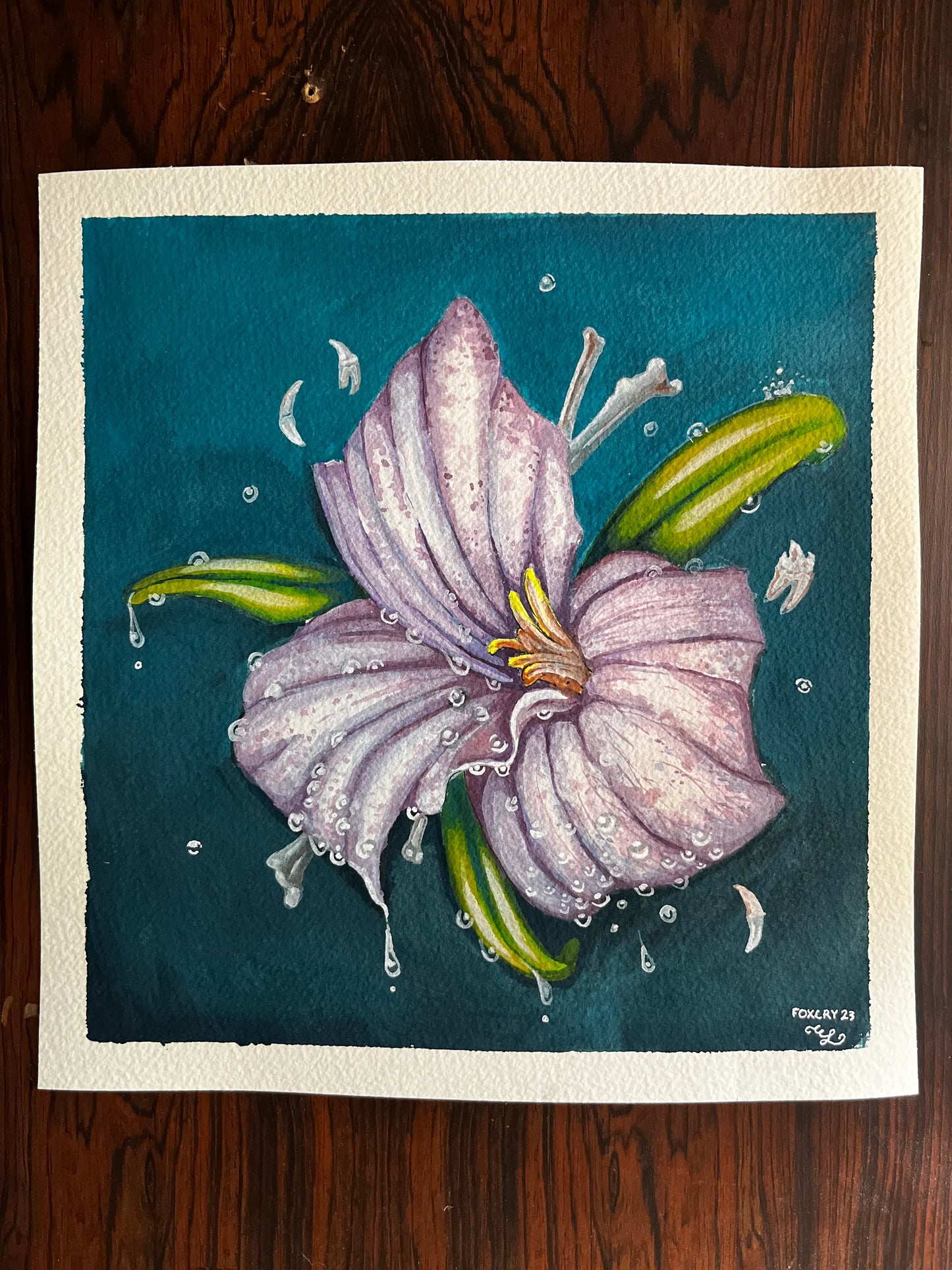 Ilustración de Foxcry "Hematoma de Trillium"