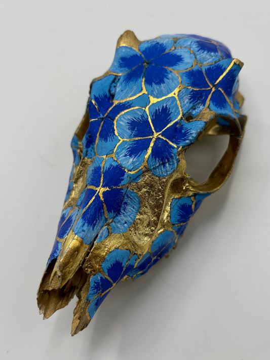 Codyak Dunham "Porcelain" Painted Roe Deer Skull