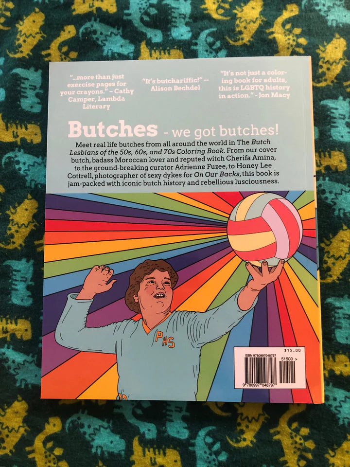 The Butch Lesbians of the ’50s, ’60s, and ’70s Coloring Book
