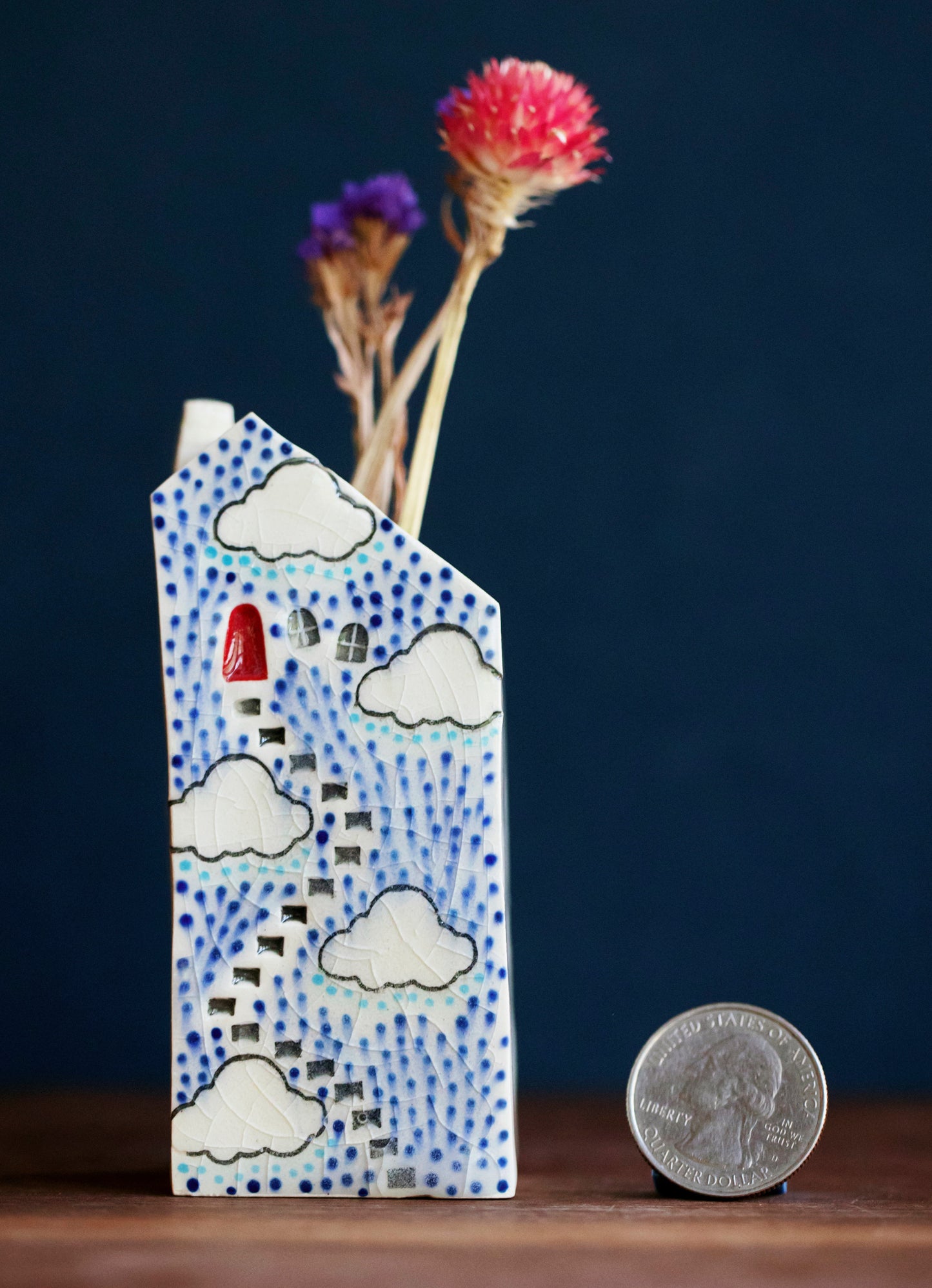 Katie Barnes "Cloud Life" Bud Vase