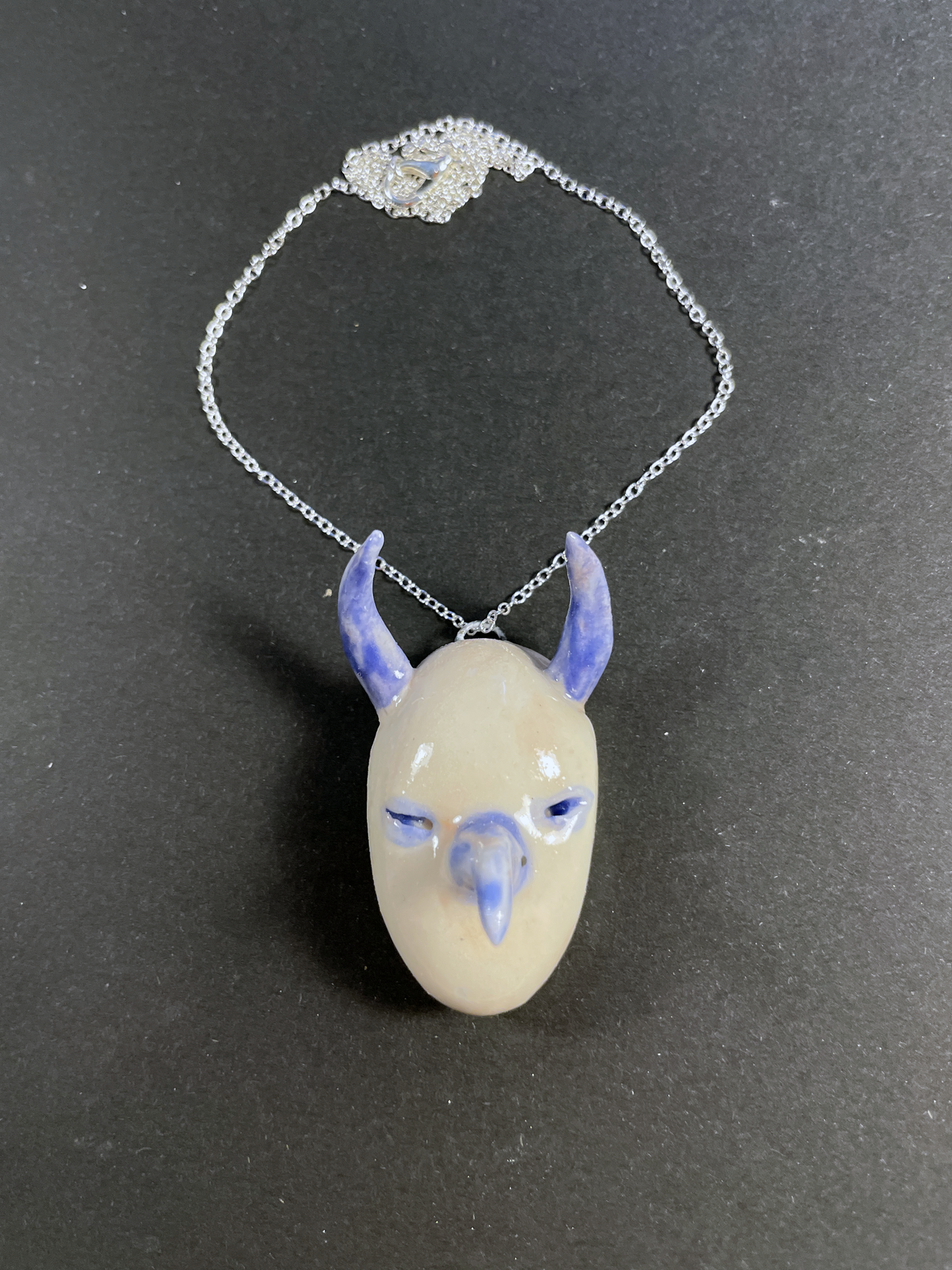 Carmen Cano "Vigilance" Ceramic Pendant
