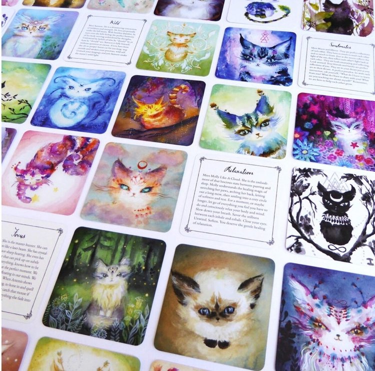 Spirit Cats Oracle Deck by Nicole Piar