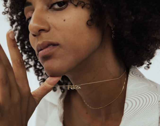 Larissa Loden "Fuck" Necklace