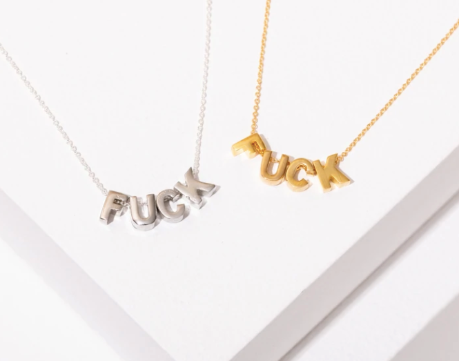 Larissa Loden "Fuck" Necklace