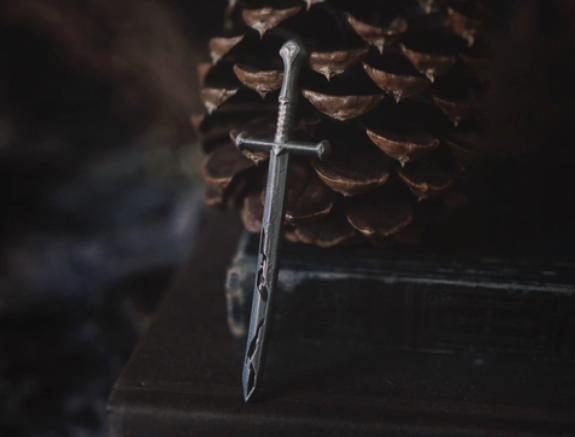 Lively Ghosts "Shards of Narsil" Enamel Pin