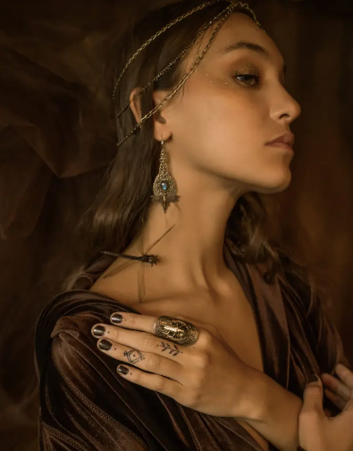 Trollbinde "Lantern" Earrings w/Dragonfly