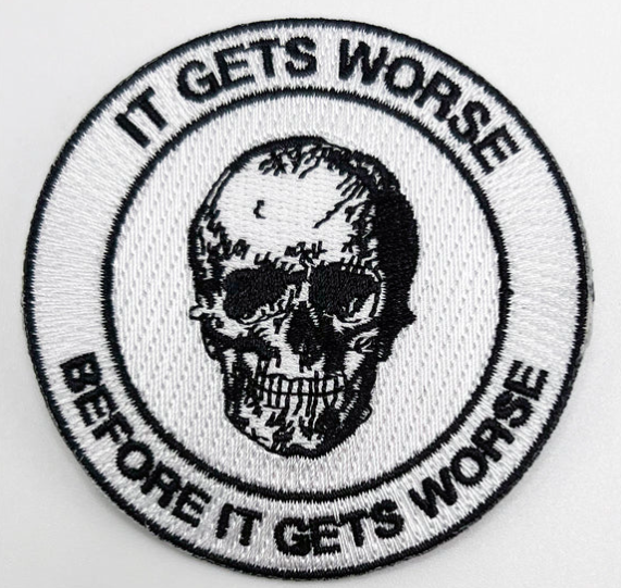 Strike Gently Co. "It Gets Worse Before It Gets Worse" Patches