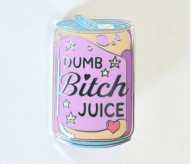 Strike Gently Co. "Juice (Canned)" Enamel Pin