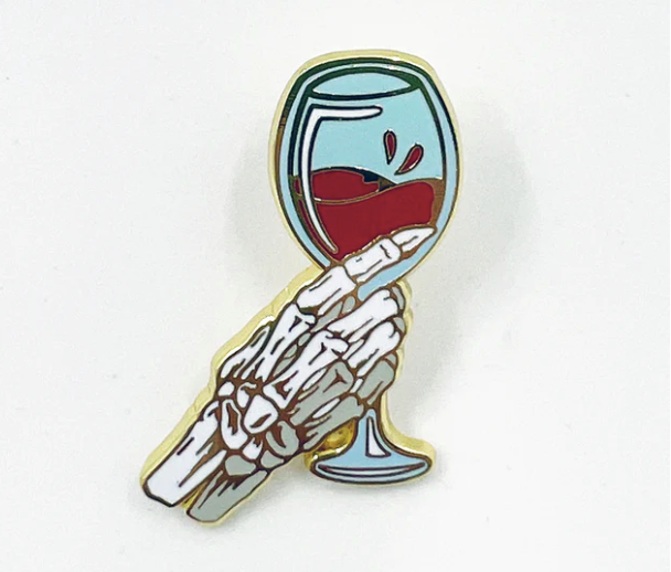 Strike Gently Co. "Wine" Enamel Pin
