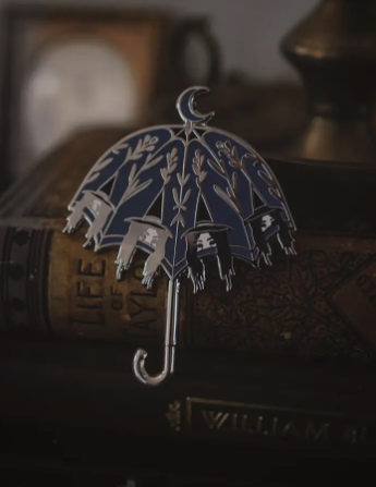 Lively Ghosts "Coven Umbrella" Enamel Pin