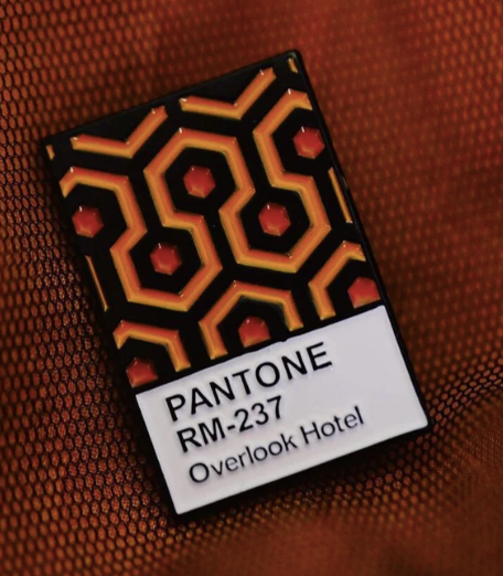 Lively Ghosts "The Shining Carpet" Pantone Enamel Pin