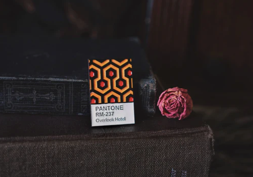 Lively Ghosts "The Shining Carpet" Pantone Enamel Pin