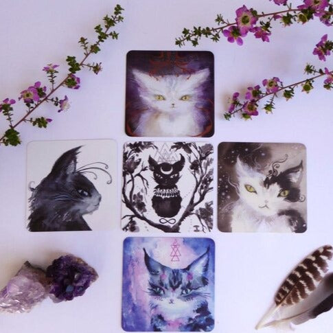 Spirit Cats Oracle Deck by Nicole Piar