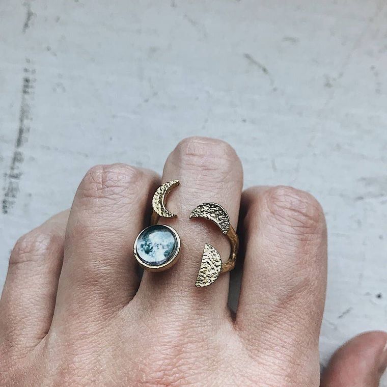 Yugen "Phases of the Moon" Sculptural Ring