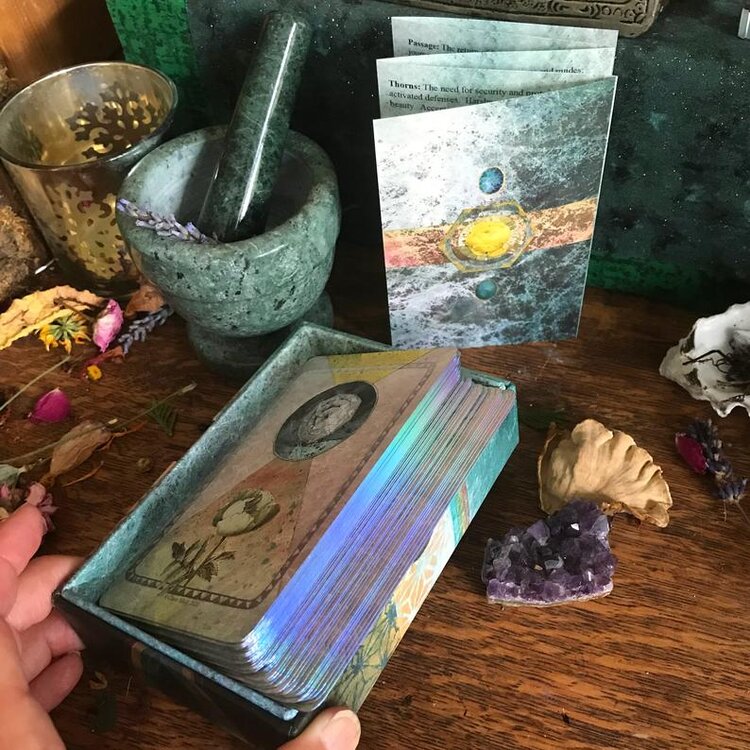 The Faceted Garden Oracle Deck