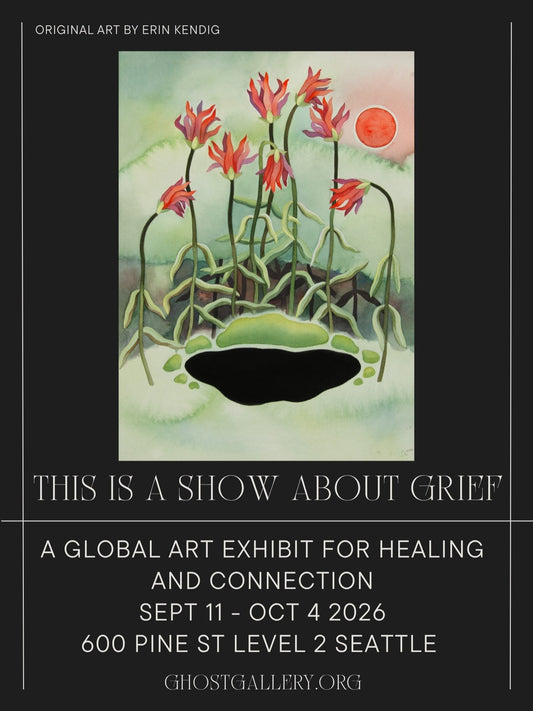 'this is a show about grief' global exhibition opening Sept. 11th