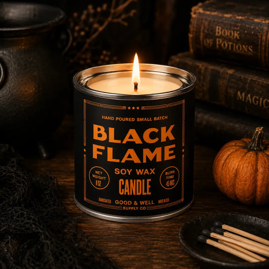Good & Well Supply Co. "Black Flame" Candle *PRE-ORDER 10/10*