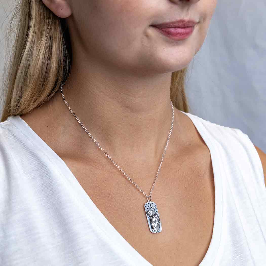 Nina Designs "Barn Owl" Necklace