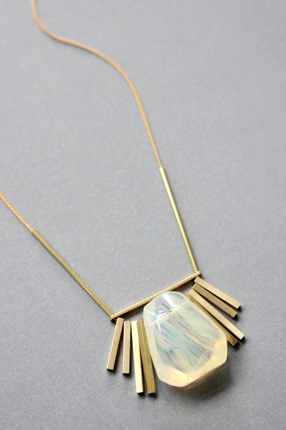 David Aubrey "Pineapple Quartz" Necklace