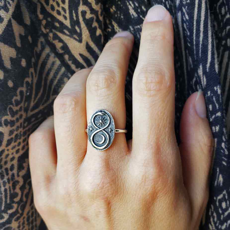 Nina Designs Infinity Snake Ring