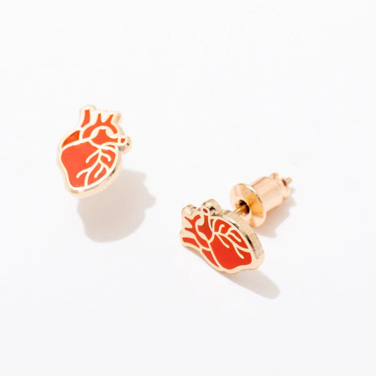 Larissa Loden "Anatomical Heart" Enamel Studs *PRE-ORDER 9/20*