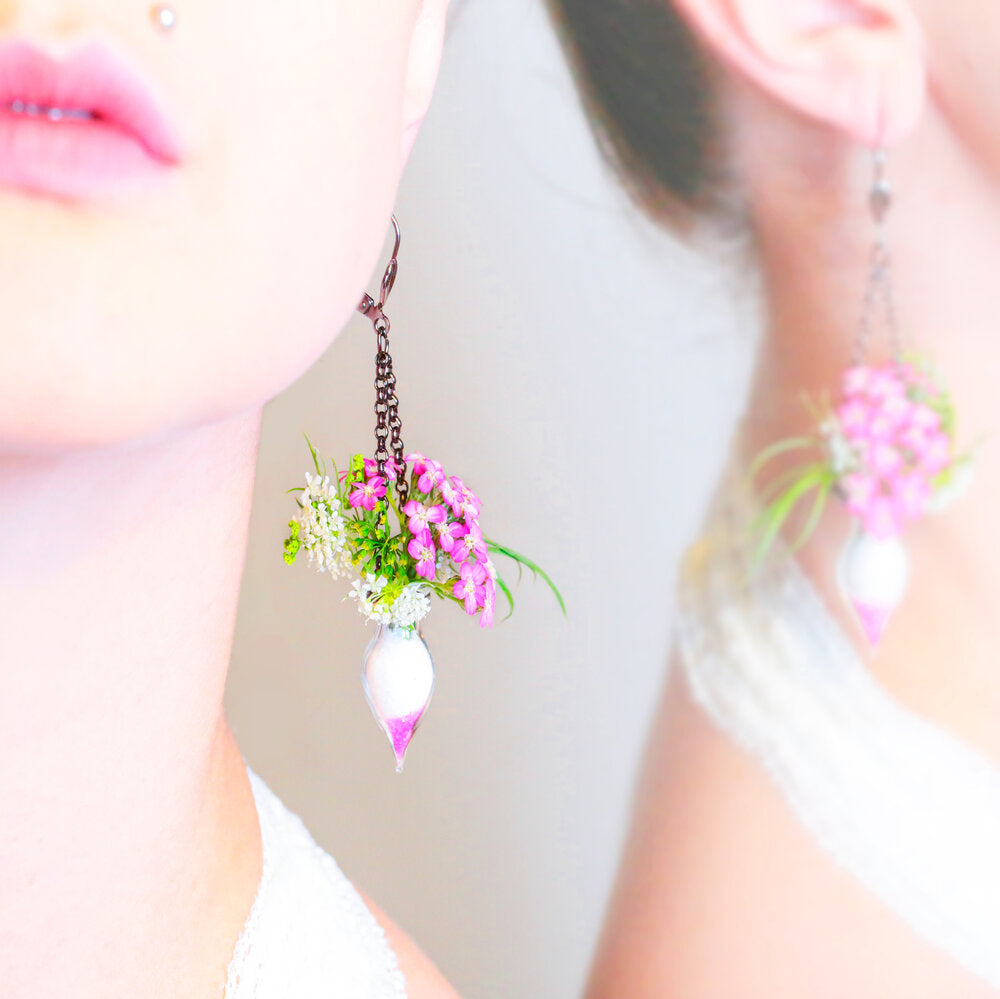 KBD Studios Flower Vase Earrings *PRE-ORDER 10/15*